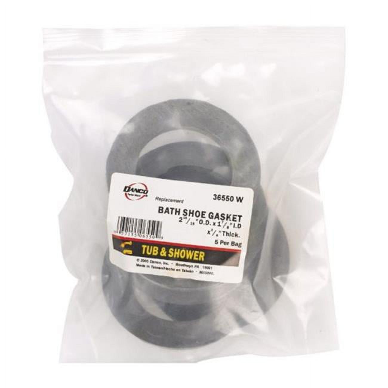 Danco Flat Sponge Washer 17/8 in. x 27/8 in. Sponge Rubber Flat 5