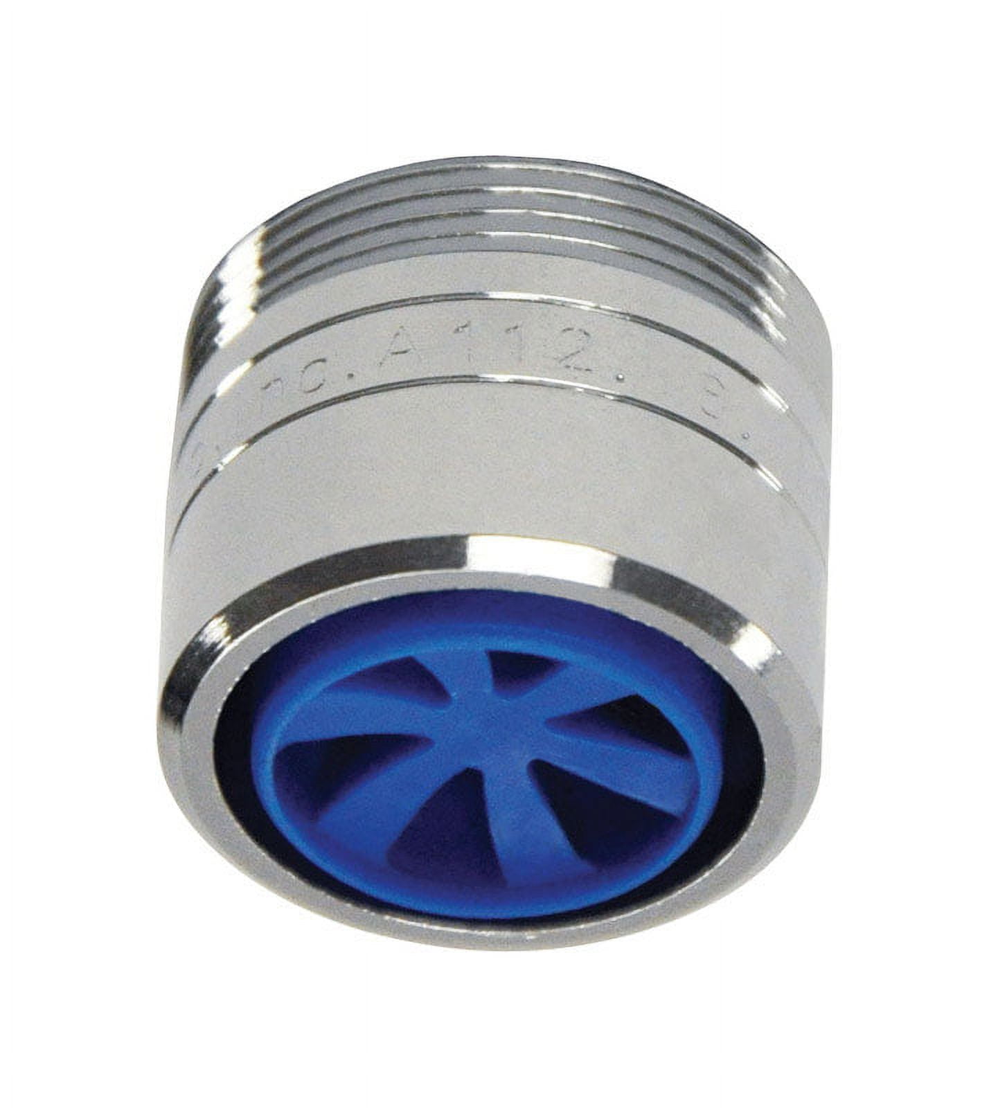 Chrome 1.5 GPM Water-Saving Faucet Aerator with Blue Insert