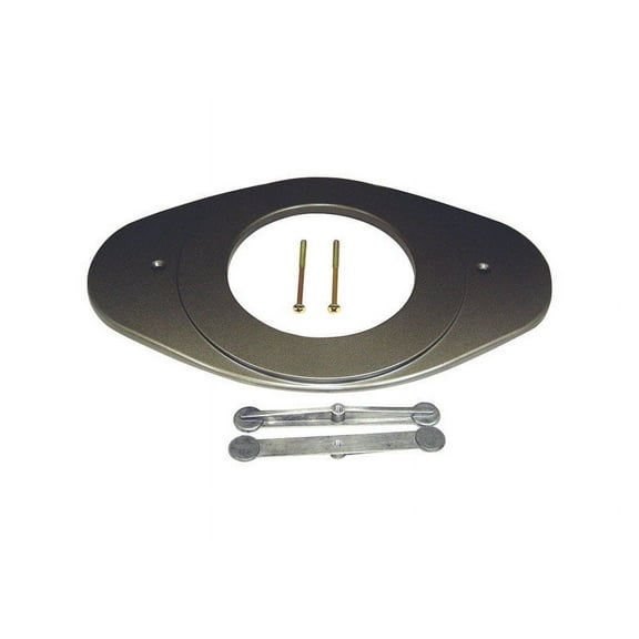 Danco 80054 Remodeling Cover, 13 in L, 8-1/8 in W, Plastic/Stainless Steel/Zinc, For: Universal Tub/Shower Faucet