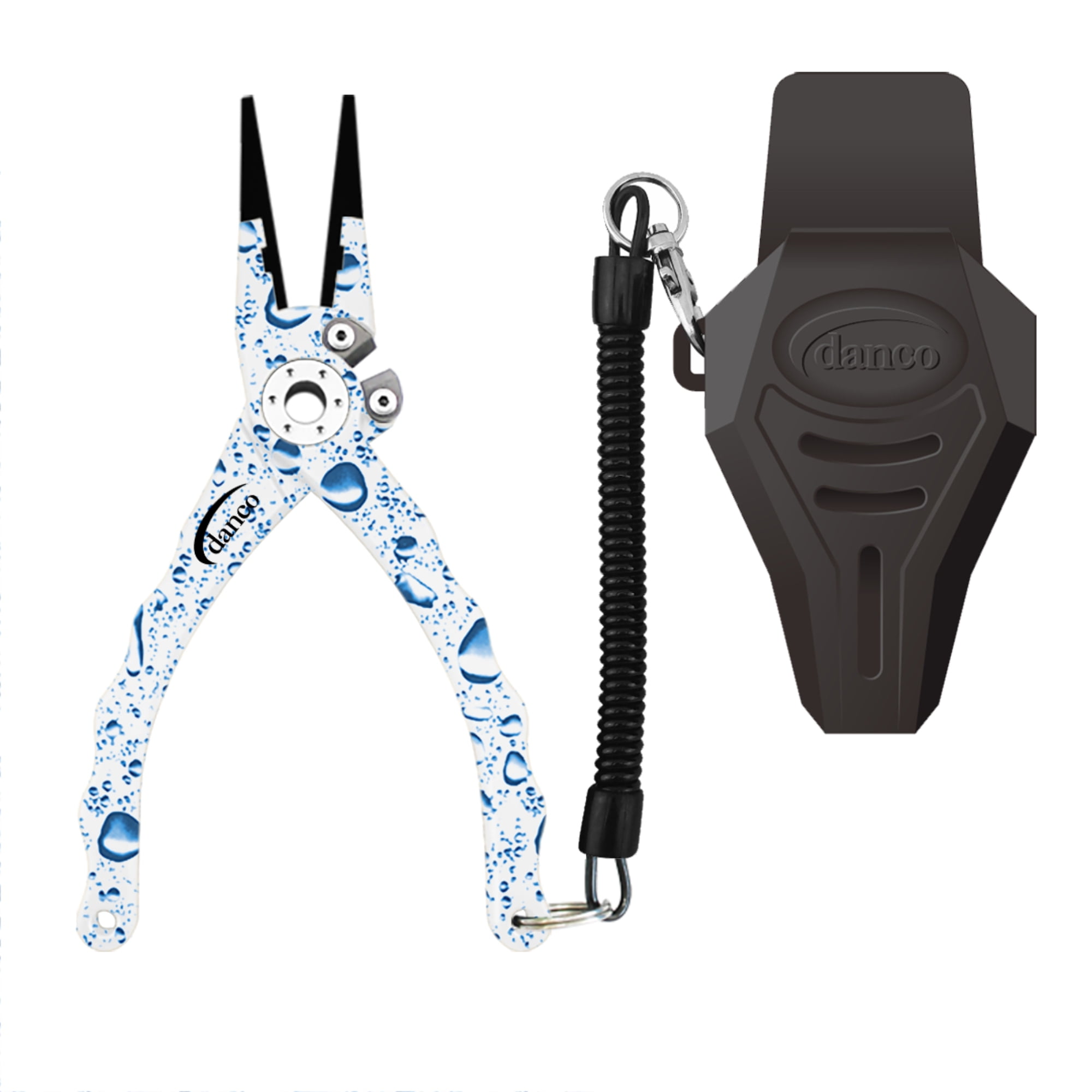 Danco Sports Admiral Tournament 7.5" Aluminum Pliers, Water Drop Blue