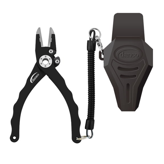 Danco Sports Aluminum Pliers 7" Short Jaw TI Cob Side Cutters, Black