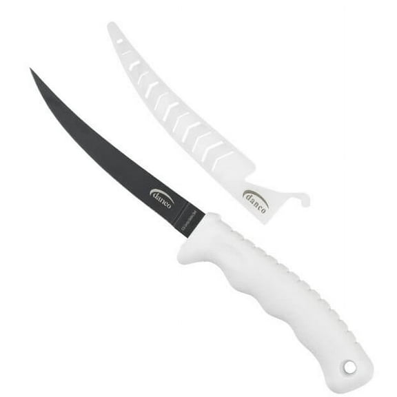 Danco Sports Eco 1 Series 7" Fillet Knife, Straight Edge, White