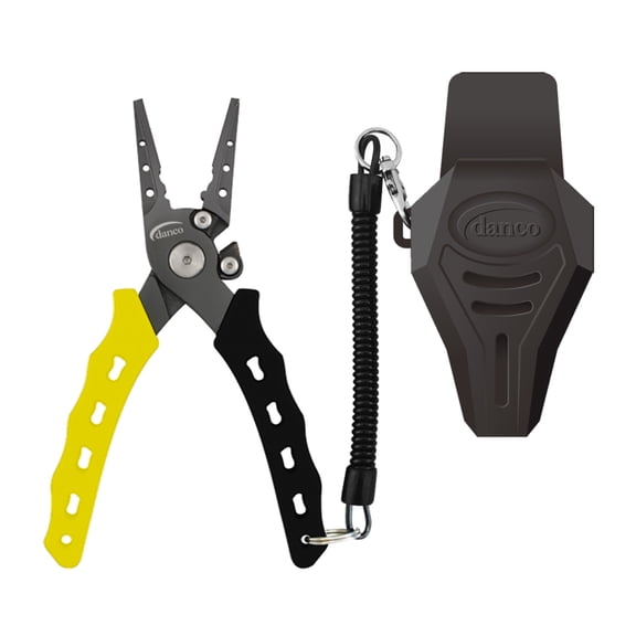 Danco Sports Scarface Tournament 8" Stainless Steel Pliers, Yellow and Black