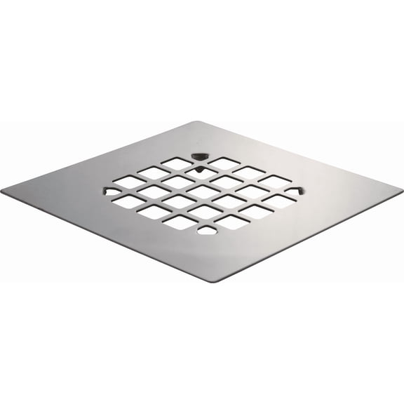 Danco Square Snap-In Drain Cover For Shower - Pack of 4 Standard US Plumbing Rough-In, Drop-In Replacement
