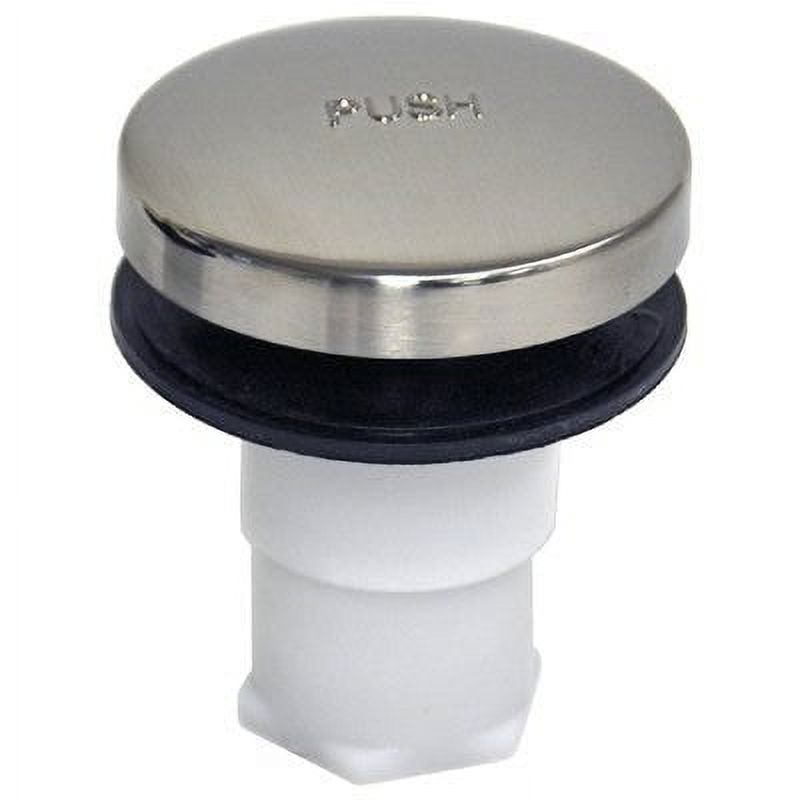 Danco TouchToe Bathtub Drain Stopper, Brushed Nickel 1 Pack