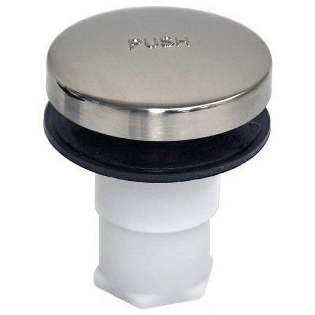 Danco TouchToe Bathtub Drain Stopper, Brushed Nickel 1 Pack