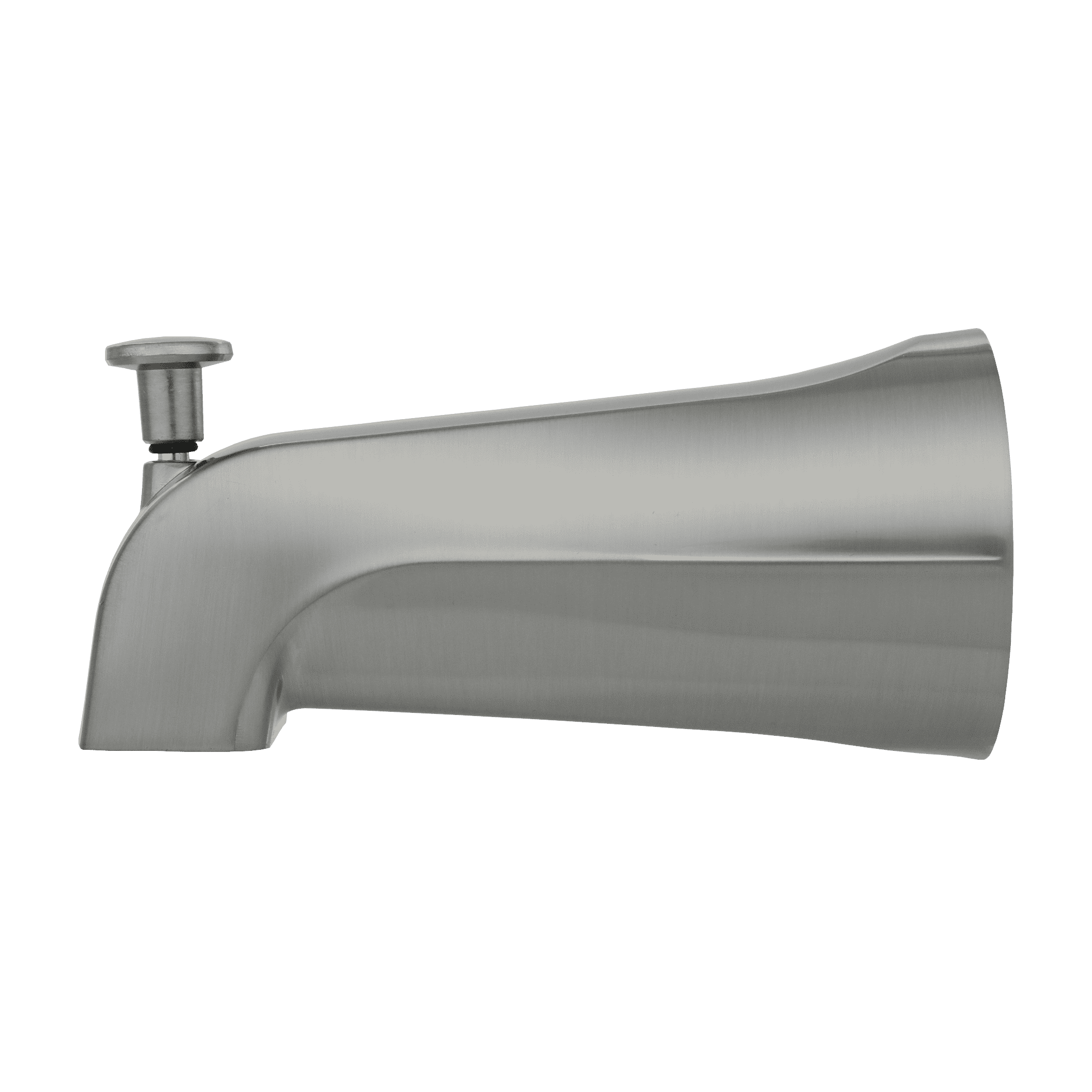 Brushed Nickel Universal Tub Spout with Diverter