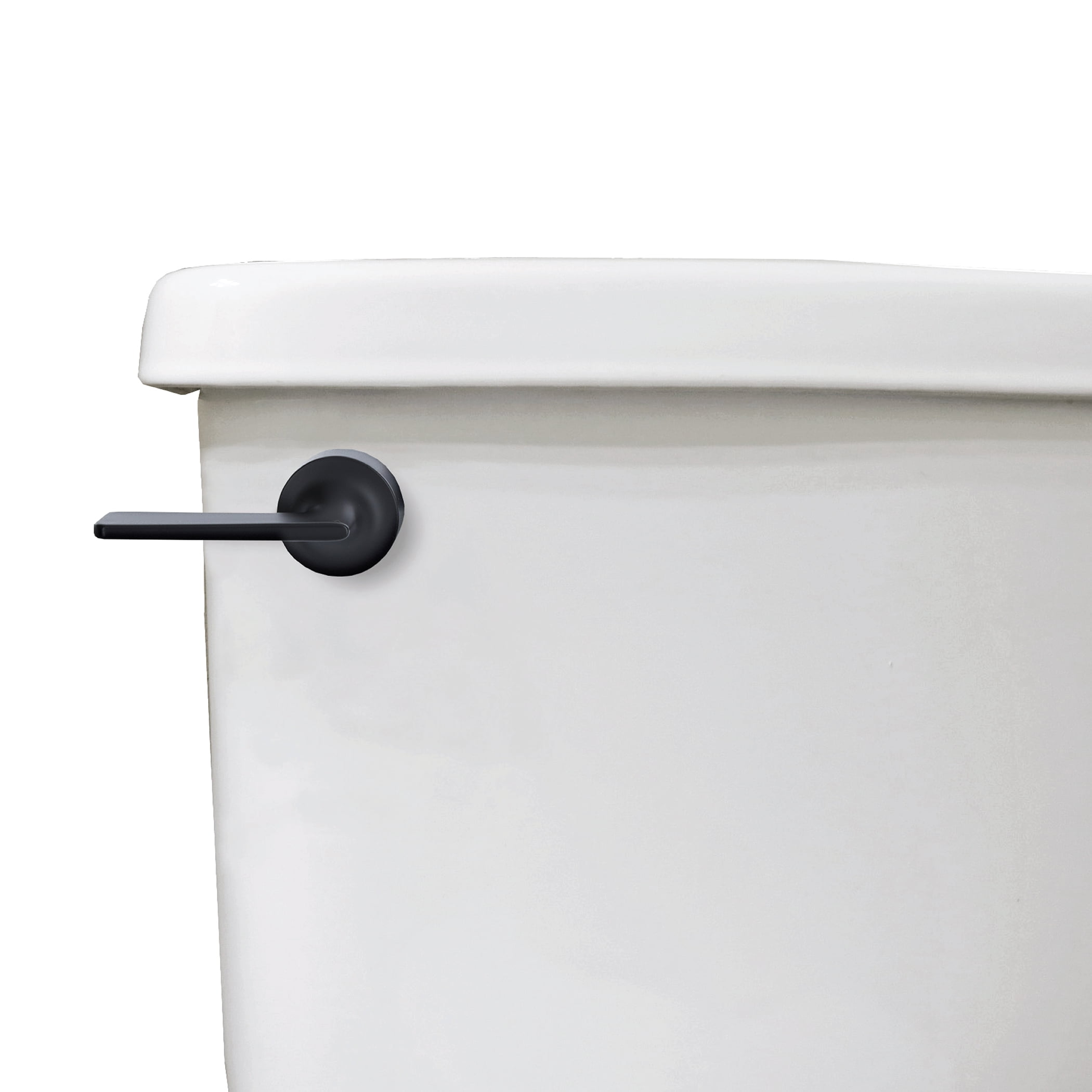 Universal Matte Black Toilet Tank Lever with Adjustable Arm