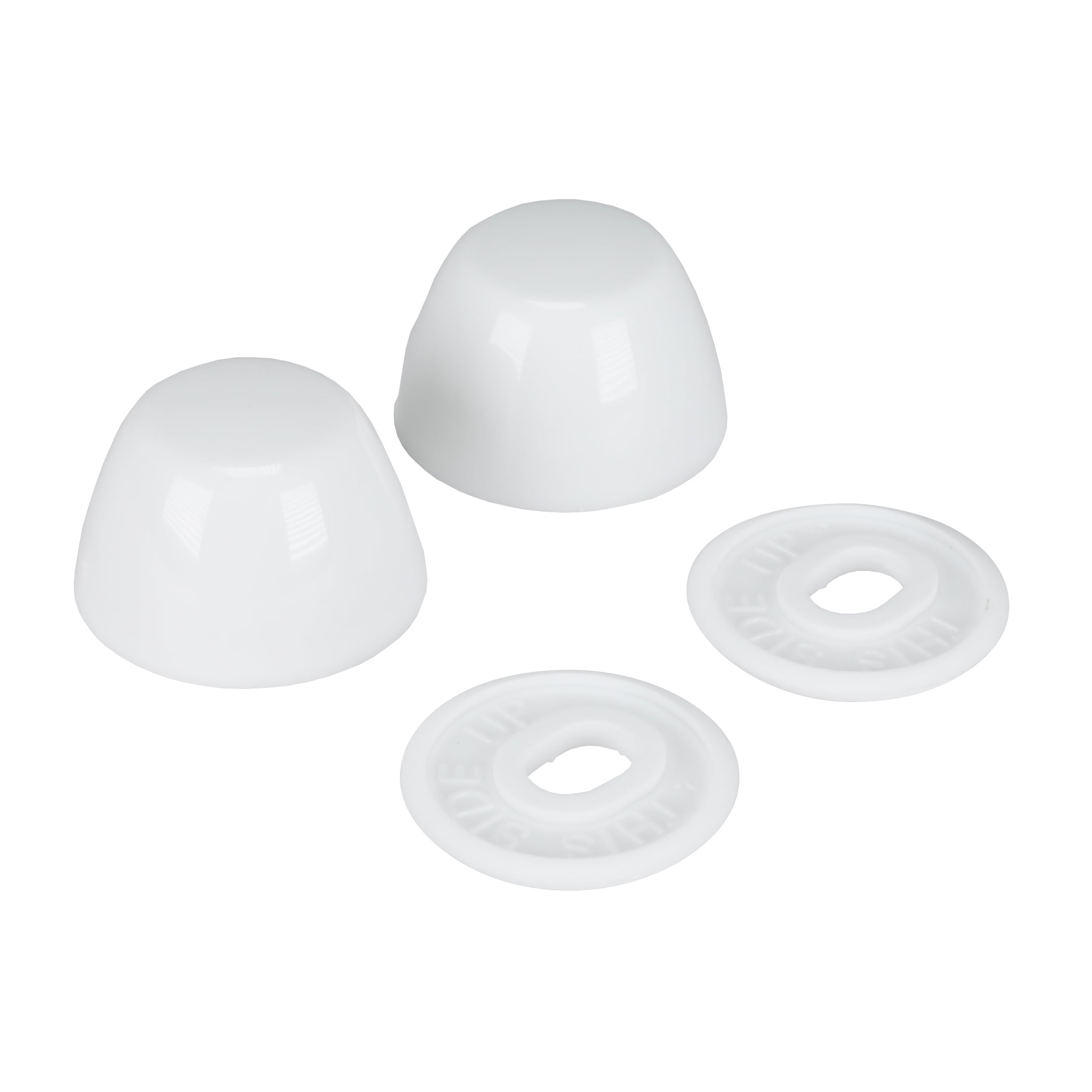 Danco 80821 Universal Round Plastic Snapon Toilet Bolt Caps in White