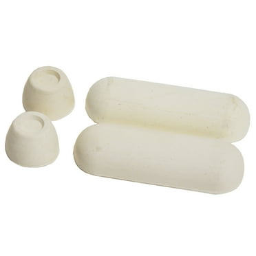 Danco Universal Rubber Stick-on Round Toilet Seat Bumpers, 4-Pack, 0.01 lbs (10062)