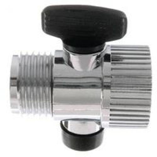 DANCO Energy-Saving Shower Shut-Off Valve, Chrome, 1/2-Inch IPS, 1-Pack (80782X)