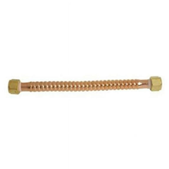Danco WCP118PP 18 in. Copper Water Heater Connector