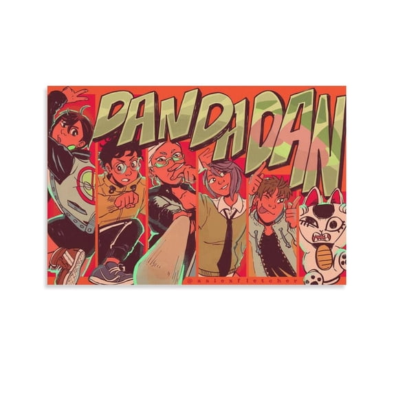 Dandadan Anime Poster (25) Canvas Art Poster and Wall Art Picture Print Modern Family bedroom Decor Posters 08x12inch(20x30cm)