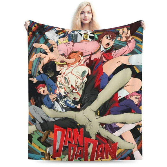 Dandadan Blanket, Super Soft Throw Blanket For Couch Sofa Bed, Cozy Lightweight Warm Flannel Blanket, 80"X60"