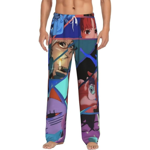 Dandadan Characters Men's Pajama Pants With Pockets Lounge Fashion Cozy Daily Sleep Pants Sleepwear