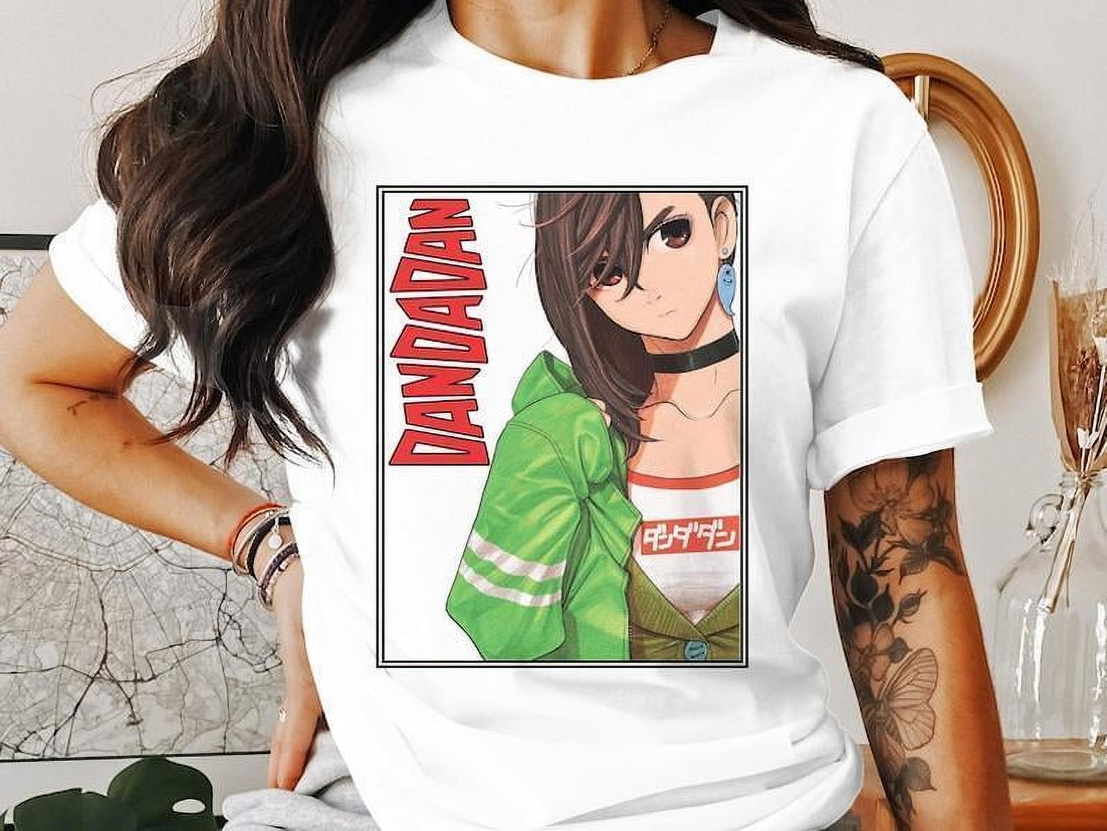Dadadan Anime T-Shirt - Retro Wash Baumwolle Für Männer