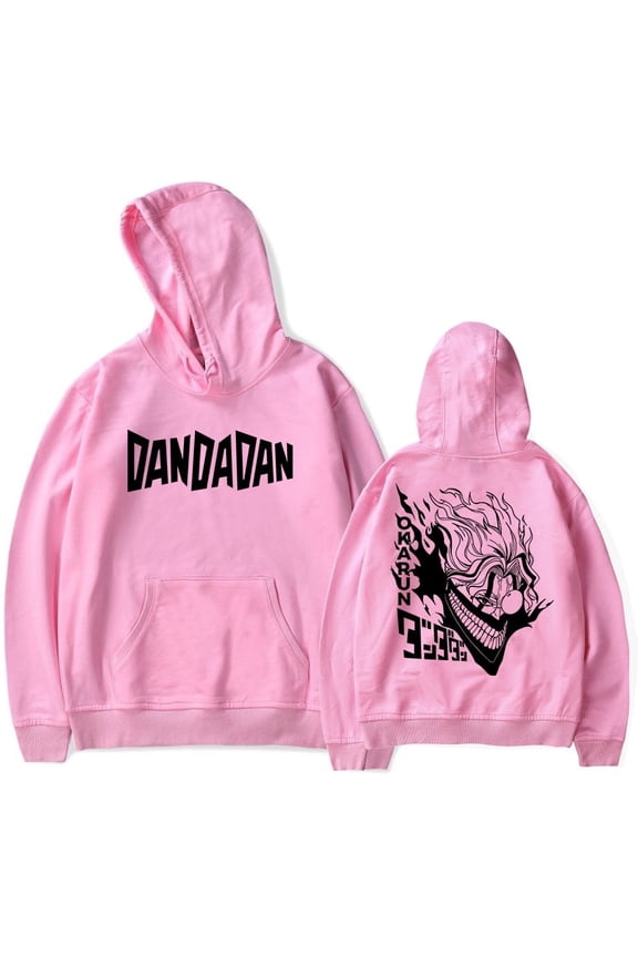 Dandadan Okarun Manga Anime Style Merch Unisex Long Sleeve Pullover Hoodie For Fans