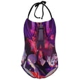 thumbnail image 1 of Dandadan Seasons Children's One-piece Swimwear Halterneck Swimsuit Summer Beach Girl's Bathing Suits Breathable Beachwear, 1 of 7