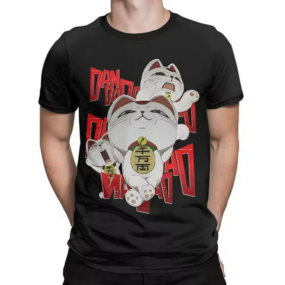 Dandadan Shirt Anime Cotton Black Momo Ayase Okarun Short Sleeve Casual Harajuku Unisex Tees