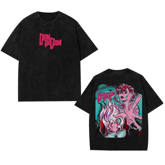 Dandadan Shirt Men Anime Turbo Granny Okarun T Shirt Cotton Tshirt Fashion Dandadan Merch