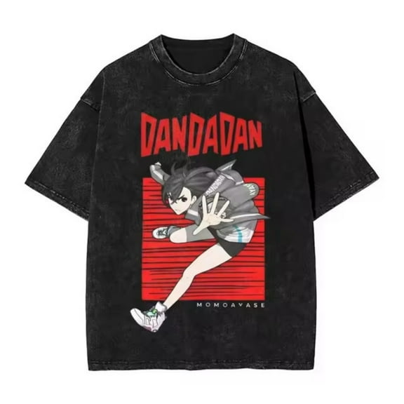 Dandadan Shirt Men Anime Turbo Granny T Shirt Cotton Tshirt Fashion Dandadan Merch