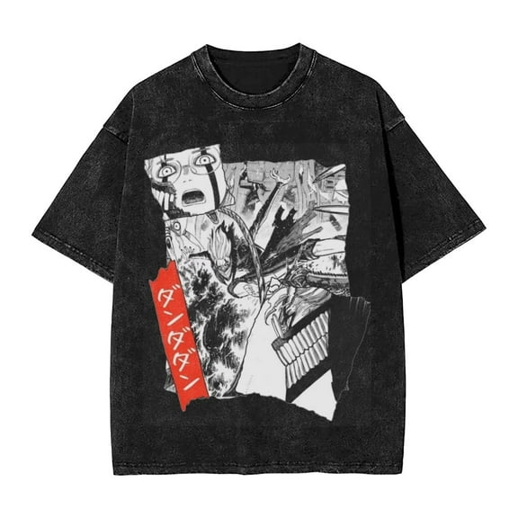 Dandadan Shirt Men Anime Turbo Granny T Shirt Cotton Tshirt Fashion Dandadan Merch