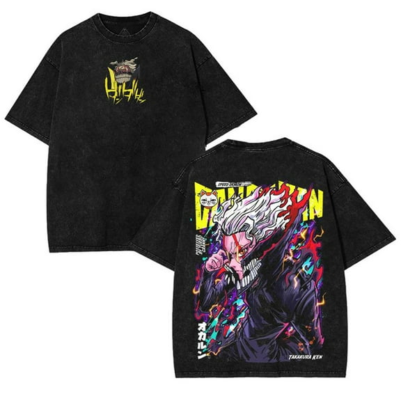 Dandadan T-shirt Anime Turbo Granny Okarun T Shirt Cotton Dandadan Merch