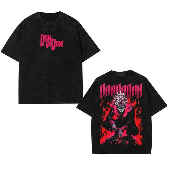 Dandadan T-shirt Anime Turbo Granny Okarun T Shirt Cotton Dandadan Merch