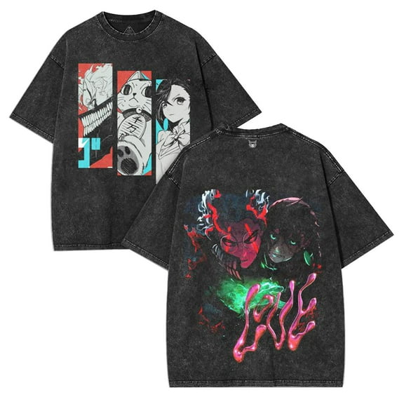 Dandadan T-shirt Anime Turbo Granny Okarun T Shirt Cotton Dandadan Merch