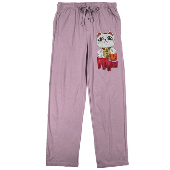 Dandadan Turbo Granny Lucky Cat Women’s Pink Sleep Pajama Pants-XS