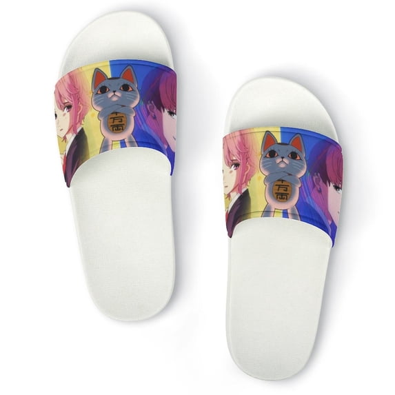 Dandadan Unisex Slippers Summer Beach Slippers Casual Non Slip Comfortable Slide Sandals Home Slippers For Men Women