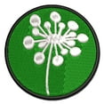 thumbnail image 1 of Dandelion Abstract Doodle Applique Multi-Color Embroidered Hook & Loop Patch - 2.0 Inch Mini, 1 of 5