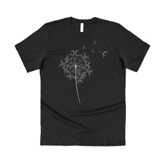 Dandelion Boho Bohemian Cute Summer Graphic Shirt Line Art Illustration
