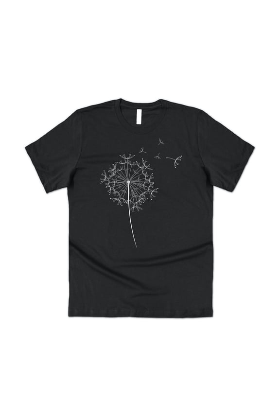 Dandelion Boho Bohemian Cute Summer Graphic Shirt Line Art Illustration