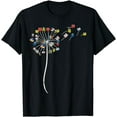 thumbnail image 1 of Dandelion Books Flower Reading Teacher Librarian Bookworm T-Shirt, 1 of 4