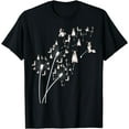 thumbnail image 1 of Dandelion Boston Terrier Flower, Floral Bostie Tree T-Shirt, 1 of 4