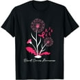thumbnail image 1 of Dandelion Breast Cancer Awareness Pink Ribbon Support, Gift T-Shirt mens t rt men，black，women，misfits，journey ，boys, 1 of 4