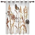 thumbnail image 1 of Dandelion Butterfly Flowers Plant Animal Decoration Home Curtains Household Goods Living Room Bedroom Curtain, 1 of 6