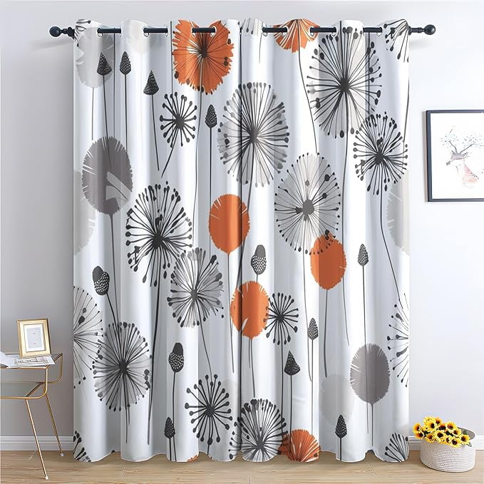 MOBEITI Cherry Blossom Blackout Curtains - 96" Long, 2 Panels, Grommet Top, Thermal Insulating For Bedroom & Living Room - View #12