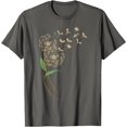 thumbnail image 1 of Dandelion Dragon Flower Lover Unisex T-Shirt for Men Women Kids Toddler,Charcoal Color,Size M, 1 of 5