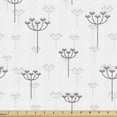 thumbnail image 1 of Ambesonne Dandelion Fabric by the Yard Upholstery, Herbs in Muted Tones Art, 2 Yards, Taupe Grey Pale Taupe, 1 of 4