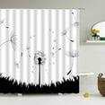 thumbnail image 1 of Dandelion Flower Shower Curtain Bathroom Screens Waterproof High Quality Polyester Fabric for Bathtub Home Decor With 12 Hook, 1 of 5