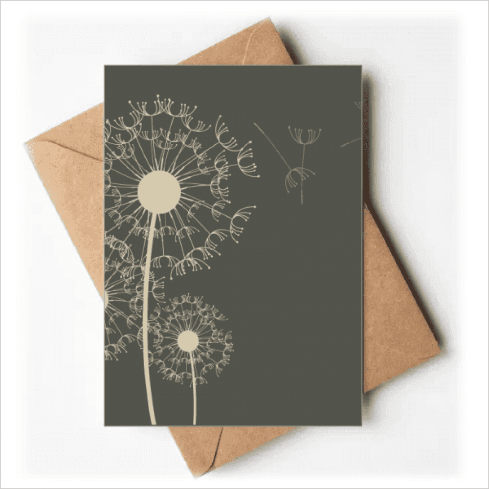 Dandelion Flowers s Illustration Greeting Cards You are Invited Invitations