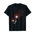 thumbnail image 1 of Dandelion Hearts Valentines Day Cute V-Day Flowers T-Shirt, 1 of 5