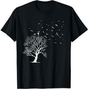 Dandelion Korean series new trend summer lovers printed logo black T-shirt