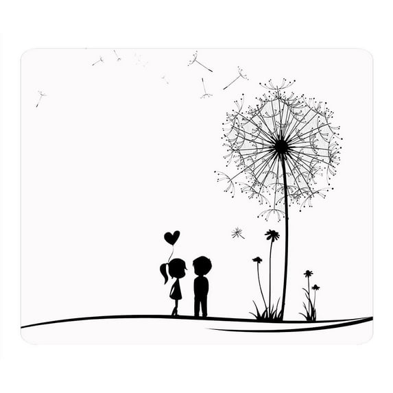 Dandelion Mouse pads Gaming Mouse Pad 9.84x7.87 inches