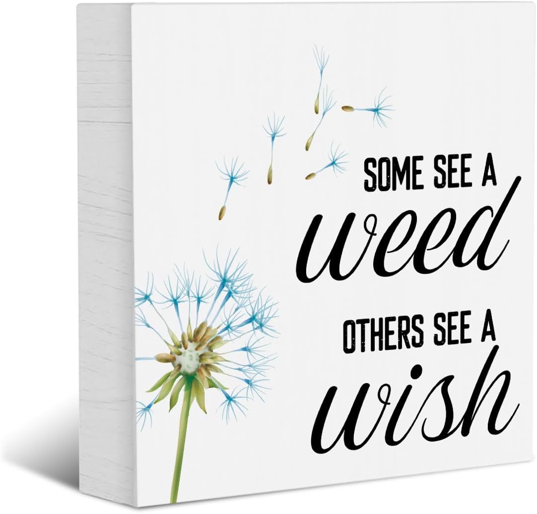 Some See A Weed Others See A Wish Women's Graphic T-Shirt – Dandelion Sayings Print, Grey Short Sleeve Tee