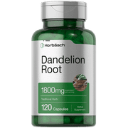 Dandelion Root Supplement 1800mg | 120 Capsules | Non-GMO, Gluten Free | By Horb ach