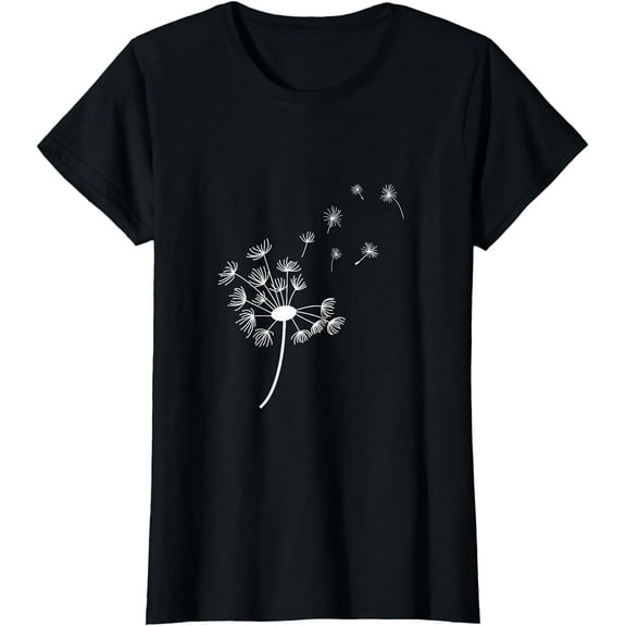 Dandelion Shirt for Women Graphic Tees Women Dandelion T-Shirt