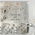 thumbnail image 1 of Dandelion Shower Curtain for Bathroom, Rustic Farmhouse Flower Shower Curtains for Bathtub Country Floral Inspirational Quotes Waterproof Polyester Fabric Shower Curtain with Hooks, 1 of 4